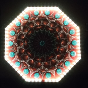 Egyedi string art kép ledes megvilágítással - otthon & életmód - dekoráció - kép & falikép - 3d képek - Meska.hu