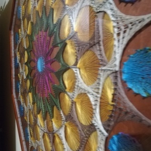 Egyedi string art kép ledes megvilágítással - otthon & életmód - dekoráció - kép & falikép - 3d képek - Meska.hu