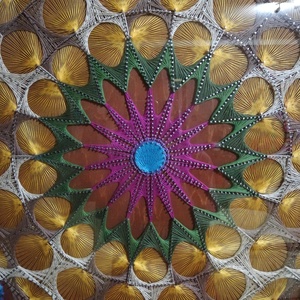 Egyedi string art kép ledes megvilágítással - otthon & életmód - dekoráció - kép & falikép - 3d képek - Meska.hu