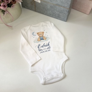Névre szóló baba body � egyedi ajándék - baba - mama - babaruházat - baba body - Meska.hu