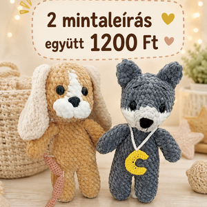 Amigurumi mintaleírás - diy (csináld magad) - szabásminta, útmutató - horgolási minta - Meska.hu