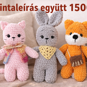 Amigurumi mintaleírás - diy (csináld magad) - szabásminta, útmutató - horgolási minta - Meska.hu
