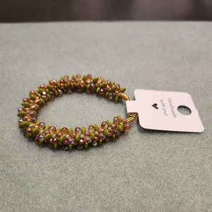 Karkötő az ősz színeiben - ékszer - karkötő - gyöngyös karkötő - Meska.hu