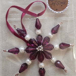 Karácsonyfa dísz - karácsony - karácsonyi lakásdekoráció - karácsonyfadíszek - Meska.hu