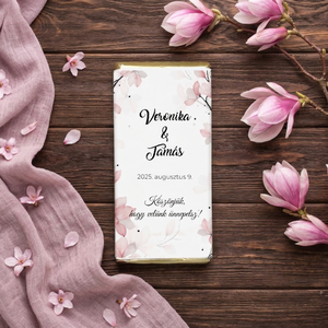 Csokoládé magnóliával, Esküvő, Emlék & Ajándék, Köszönőajándék, , MESKA