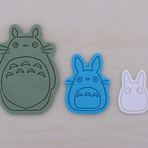 Totoro, Chu és Chibi sütikiszúró és pecsét szett- 058, Otthon & Életmód, Konyhafelszerelés, tálalás, Sütés, főzés, Sütikiszúró, Mindenmás, MESKA