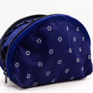 Eredeti kékfestő neszesszer csillagvirágos mintával - táska & tok - neszesszer - Meska.hu