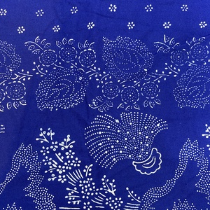 Kékfestő bordűrös kötény - otthon & életmód - konyhafelszerelés, tálalás - konyhai textil - kötény - Meska.hu