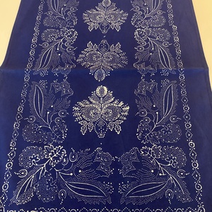 Kékfestő futó terítő 120x40 cm - otthon & életmód - konyhafelszerelés, tálalás - tálalás - terítő - Meska.hu