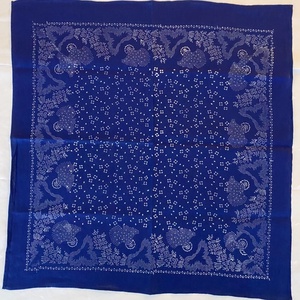 kékfestő lenvászon terítő 70x70 cm, Otthon & Életmód, Konyhafelszerelés, tálalás, Tálalás, Terítő, Mindenmás, MESKA