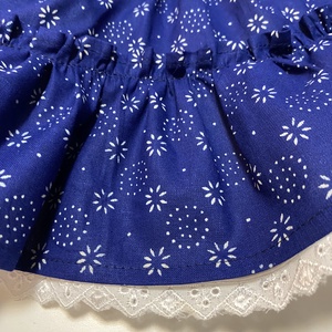 Eredeti kékfestő szoknya 31 cm hosszú - ruha & divat - babaruha & gyerekruha - szoknya - Meska.hu