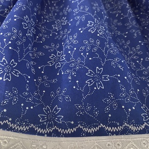 Pörgős szoknya eredeti kékfestő - ruha & divat - babaruha & gyerekruha - szoknya - Meska.hu