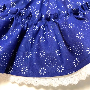 Eredeti kékfestő szoknya 24 cm hosszú - ruha & divat - babaruha & gyerekruha - szoknya - Meska.hu