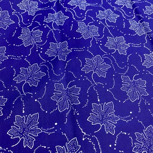 Eredeti kékfestő méteráru 100% pamut szatén - Meska.hu