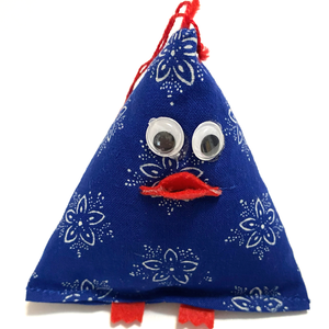 Kékfestő levendulával töltött csibe, Otthon & Életmód, Dekoráció, Fali és függő dekoráció, Függődísz, Mindenmás, MESKA