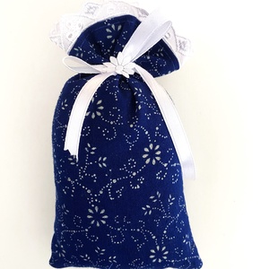 Levendulazsák eredeti kékfestő - otthon & életmód - gyertya, illat, aroma - illatzsák - Meska.hu