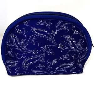 kékfestő neszesszer hínáros mintával - táska & tok - neszesszer - Meska.hu