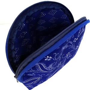 kékfestő neszesszer hínáros mintával - táska & tok - neszesszer - Meska.hu