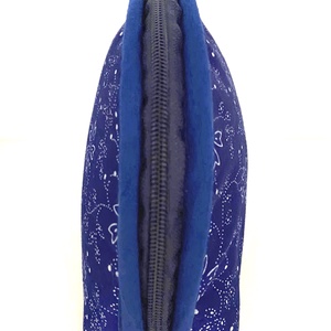 Neszesszer búzavirágos mintával eredeti kékfestő - táska & tok - neszesszer - Meska.hu