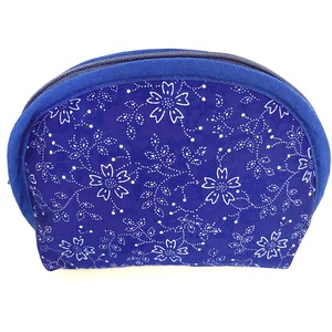 Neszesszer búzavirágos mintával eredeti kékfestő - táska & tok - neszesszer - Meska.hu