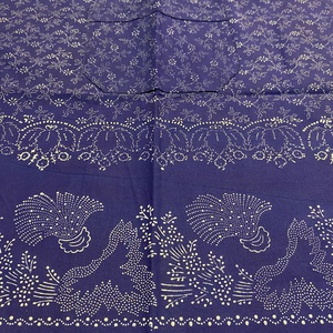 Bordűrös kötény eredeti kékfestő - otthon & életmód - konyhafelszerelés, tálalás - konyhai textil - kötény - Meska.hu