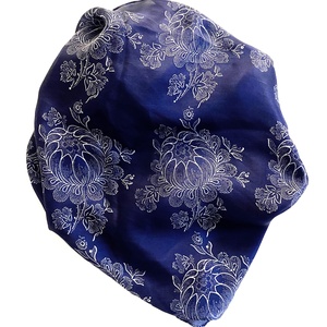 Hernyóselyem sál 180x40 cm eredeti kékfestő, Ruha & Divat, Sál, Sapka, Kendő, Sál, Mindenmás, MESKA