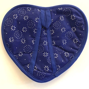 Eredeti kékfestő edényfogó - Meska.hu