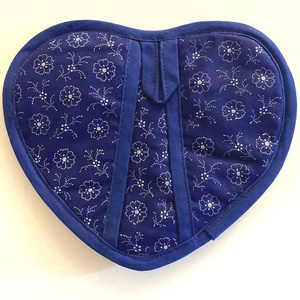 Eredeti kékfestő edényfogó - Meska.hu