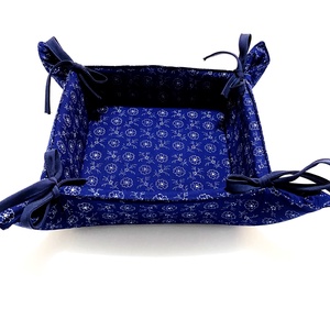 Kenyérkosár/tárolókosár eredeti kékfestő - otthon & életmód - tárolás & rendszerezés - tárolókosár - Meska.hu