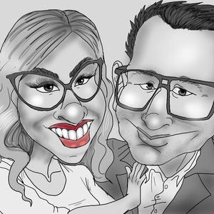 Eskűvőre,   egyedi alkalomra (születésnap, legjobb kollégának, tanárnak, szülőnek)mindenreIS Karikatúra - művészet - portré & karikatúra - karikatúra - Meska.hu