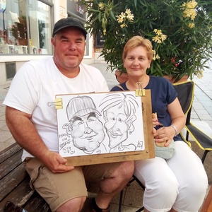 Legjobb TANÁRODNAK, BARÁTODNAK, PAPÁNAK, MAMÁNAK, OKTATÓNAK vagy csakÚGY, Művészet, Portré & Karikatúra, Portré, Mindenmás, MESKA