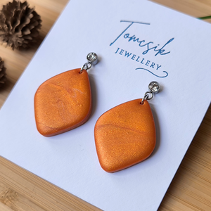 Fülbevaló - Sárga kő, Ékszer, Fülbevaló, Lógó fülbevaló, , MESKA