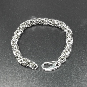Bizánci lánc nemesacél férfi chainmaille karkötő - Meska.hu