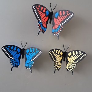 3D nyomtatott mágneses pillangó 3 db . - otthon & életmód - dekoráció - fali és függő dekoráció - falra akasztható dekor - Meska.hu