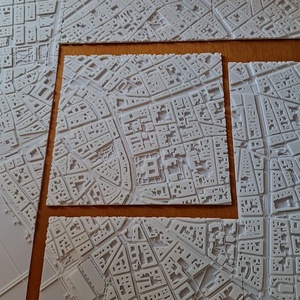 3D Budapest térkép - művészet - makett, modell - Meska.hu