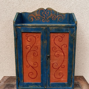 Rusztikus, antikolt, festett téka, faliszekrény - otthon & életmód - bútor - szekrény - Meska.hu Rusztikus, antikolt, festett téka, faliszekrény - otthon & életmód - bútor - szekrény - Meska.hu