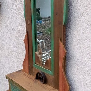 Rusztikus, antikolt, festett tükör, polc - otthon & életmód - bútor - szekrény - Meska.hu Rusztikus, antikolt, festett tükör, polc - otthon & életmód - bútor - szekrény - Meska.hu