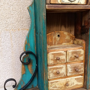 Rusztikus polc vagy szekrényke - otthon & életmód - bútor - szekrény - Meska.hu