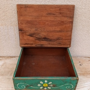 Rusztikus láda, doboz, tároló - otthon & életmód - tárolás & rendszerezés - láda - Meska.hu