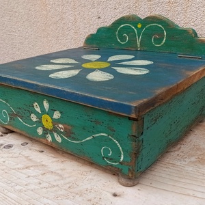 Rusztikus láda, doboz, tároló - otthon & életmód - tárolás & rendszerezés - láda - Meska.hu