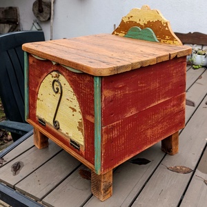 Rusztikus szekrény, asztalka, tároló - otthon & életmód - bútor - szekrény - Meska.hu