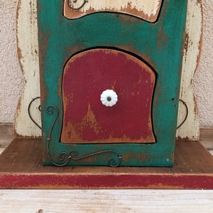 Rusztikus, mesés bohém, boho szekrényke, téka - otthon & életmód - bútor - szekrény - Meska.hu