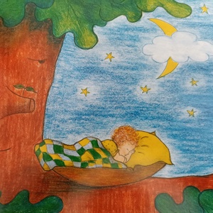 Mesekönyv Tölgy Toncsi  - játék & sport - textilkönyv & babakönyv - Meska.hu