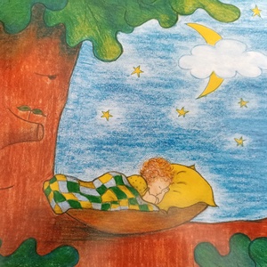 Altatókönyv: Tölgy Toncsi  - játék & sport - készségfejlesztő és logikai játék - montessori szivárvány, waldorf játékok - Meska.hu