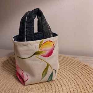 Táska kisebb tárgyak tárolására  - diy (csináld magad) - szabásminta, útmutató - varrás minták - Meska.hu