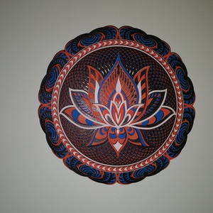 Lótusz-mandala - otthon & életmód - dekoráció - spiritualitás - mandala - Meska.hu
