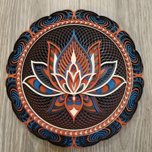 Lótusz-mandala - Meska.hu