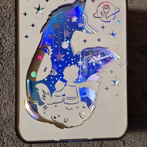 Kisherceges shadowbox  - otthon & életmód - lámpa - hangulatlámpa - Meska.hu