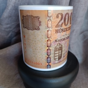 Pénz mintás persely  - otthon & életmód - dekoráció - asztal és polc dekoráció - persely - Meska.hu