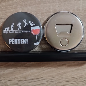 Mágneses sörnyitó - Meska.hu